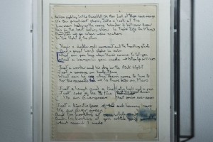 David Bowie Handwritten Lyrics